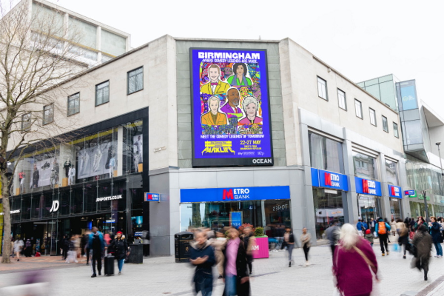 Poster for David Hodge. Sky Comedy Rep present Parklife